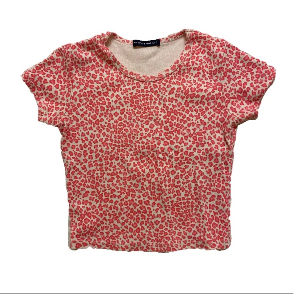 brandy melville leopard shirt
